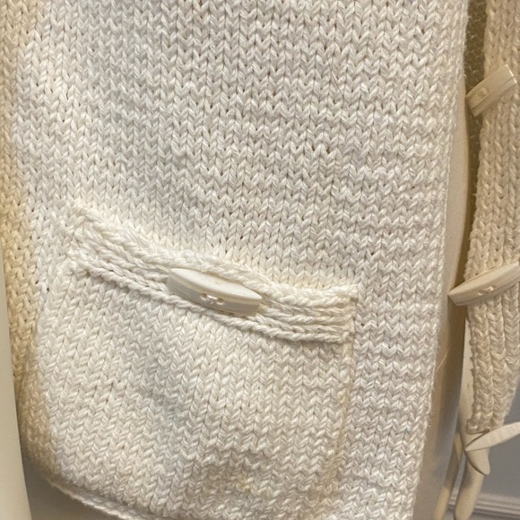 PURE Hand knit Cotton Knit M/L Pockets Toggles - Picture 5 of 9